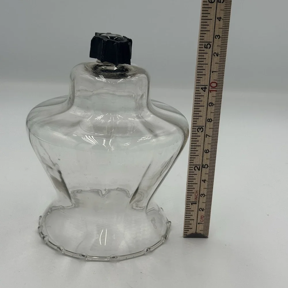 HOMCO Ruffled Crimped Clear Glass Votive Candle PEG‎ Sconce